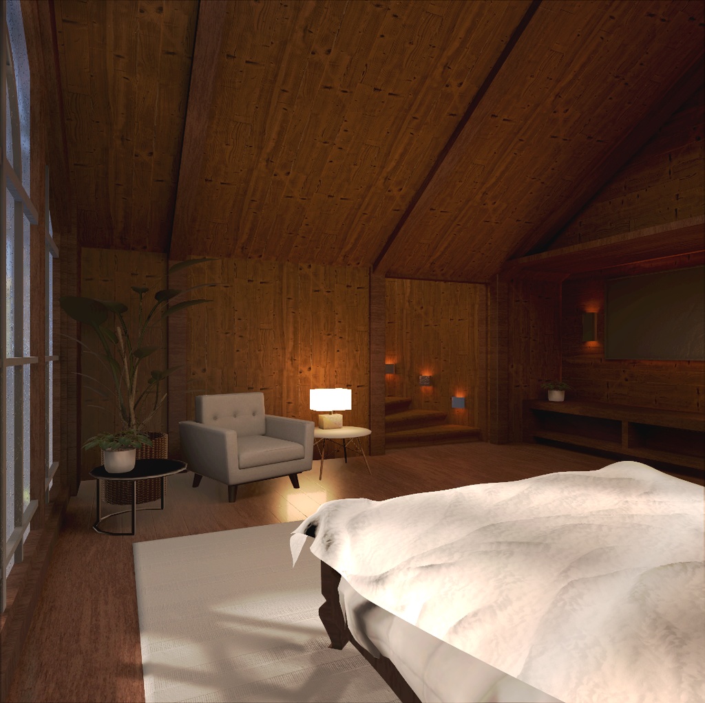 【VRC向けワールド想定】 Attic Grove