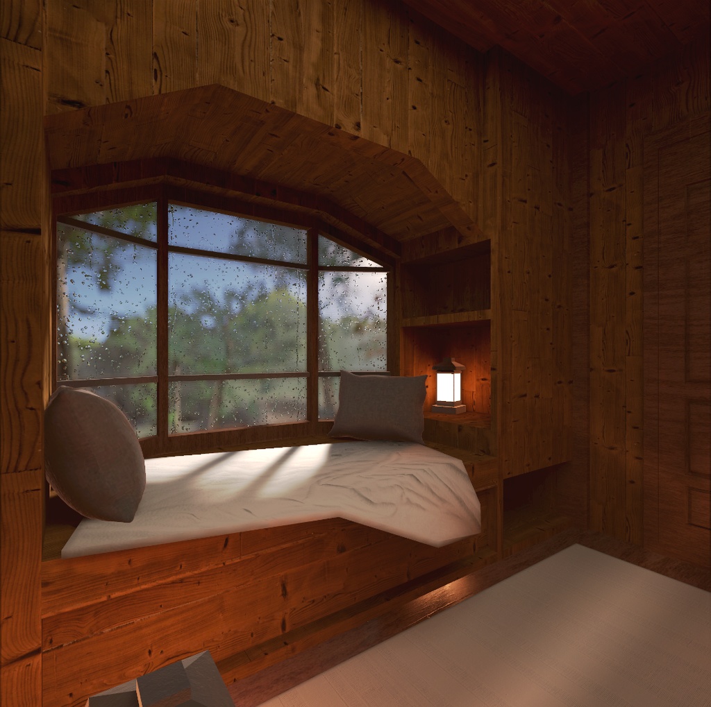 【VRC向けワールド想定】 Attic Grove