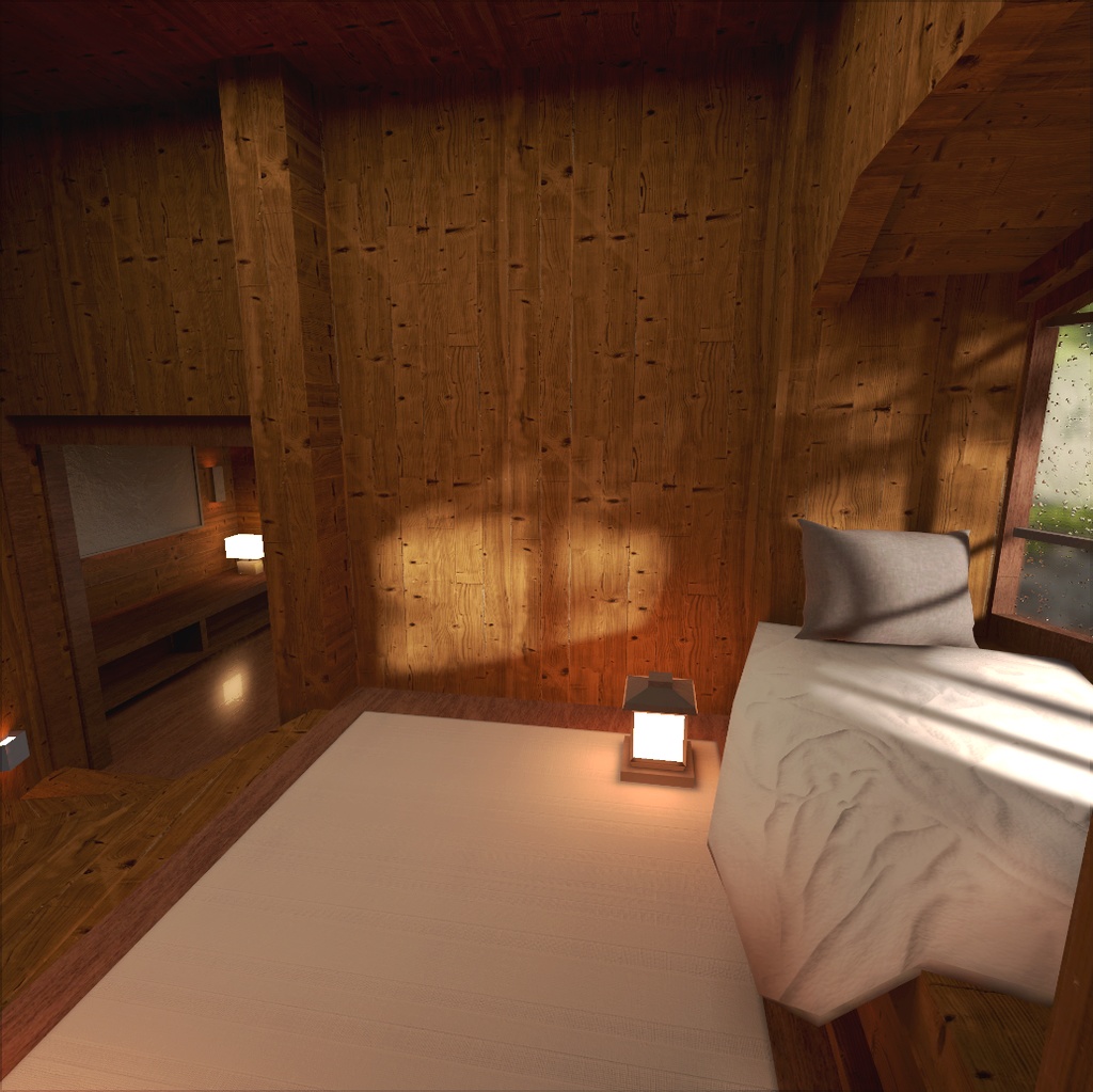 【VRC向けワールド想定】 Attic Grove