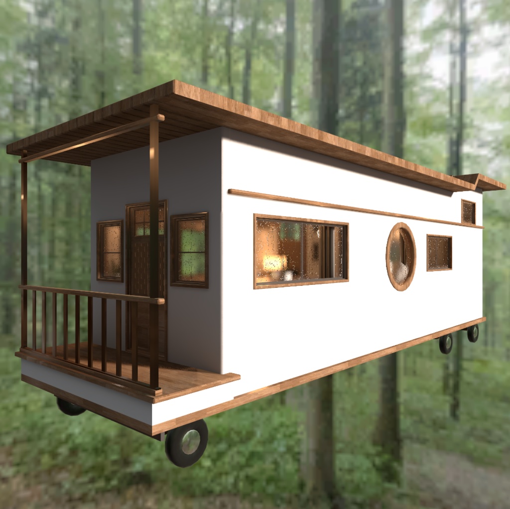 【VRC向けワールド想定】 Nook Trailer