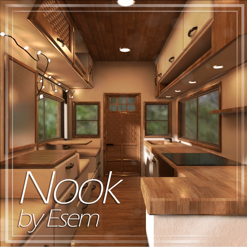 【VRC向けワールド想定】 Nook Trailer