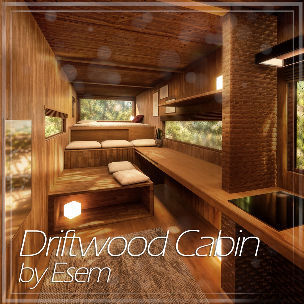 【無料/Free】VRC ワールド  Driftwood Cabin
