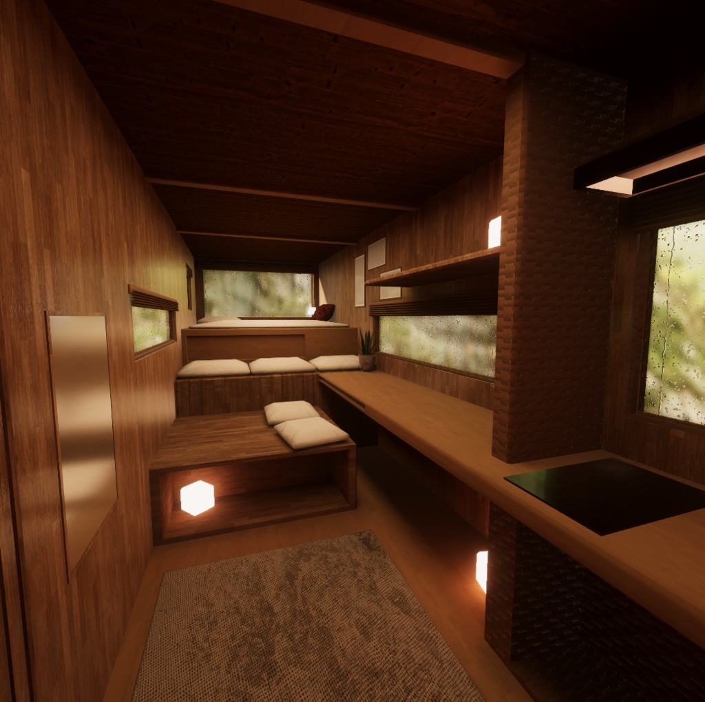 【無料/Free】VRC ワールド Driftwood Cabin