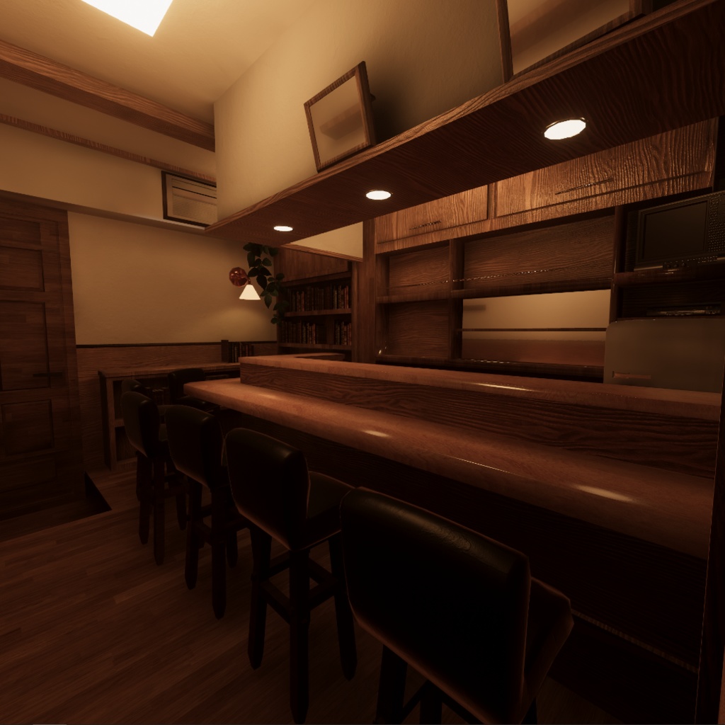 【VRC向けワールド想定】Agora Bar(アゴラ・バー)