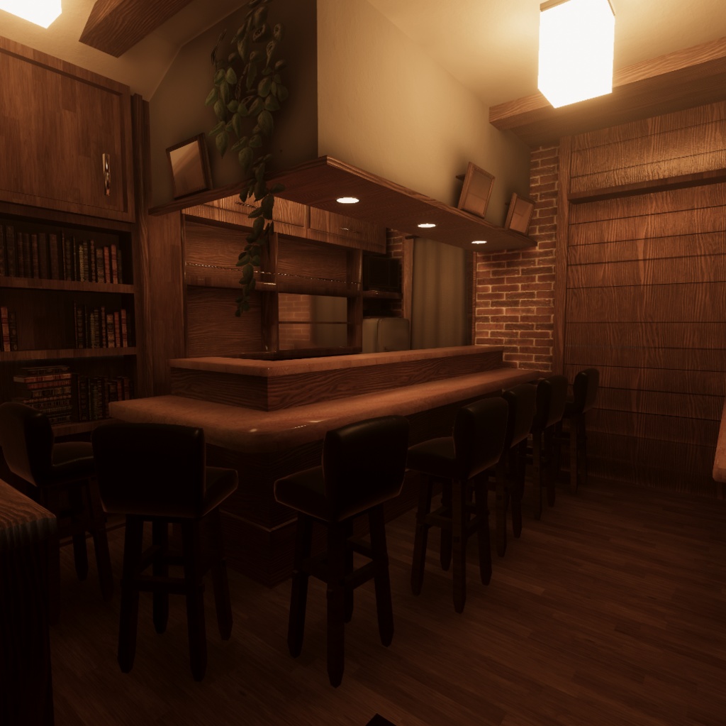 【VRC向けワールド想定】Agora Bar(アゴラ・バー)