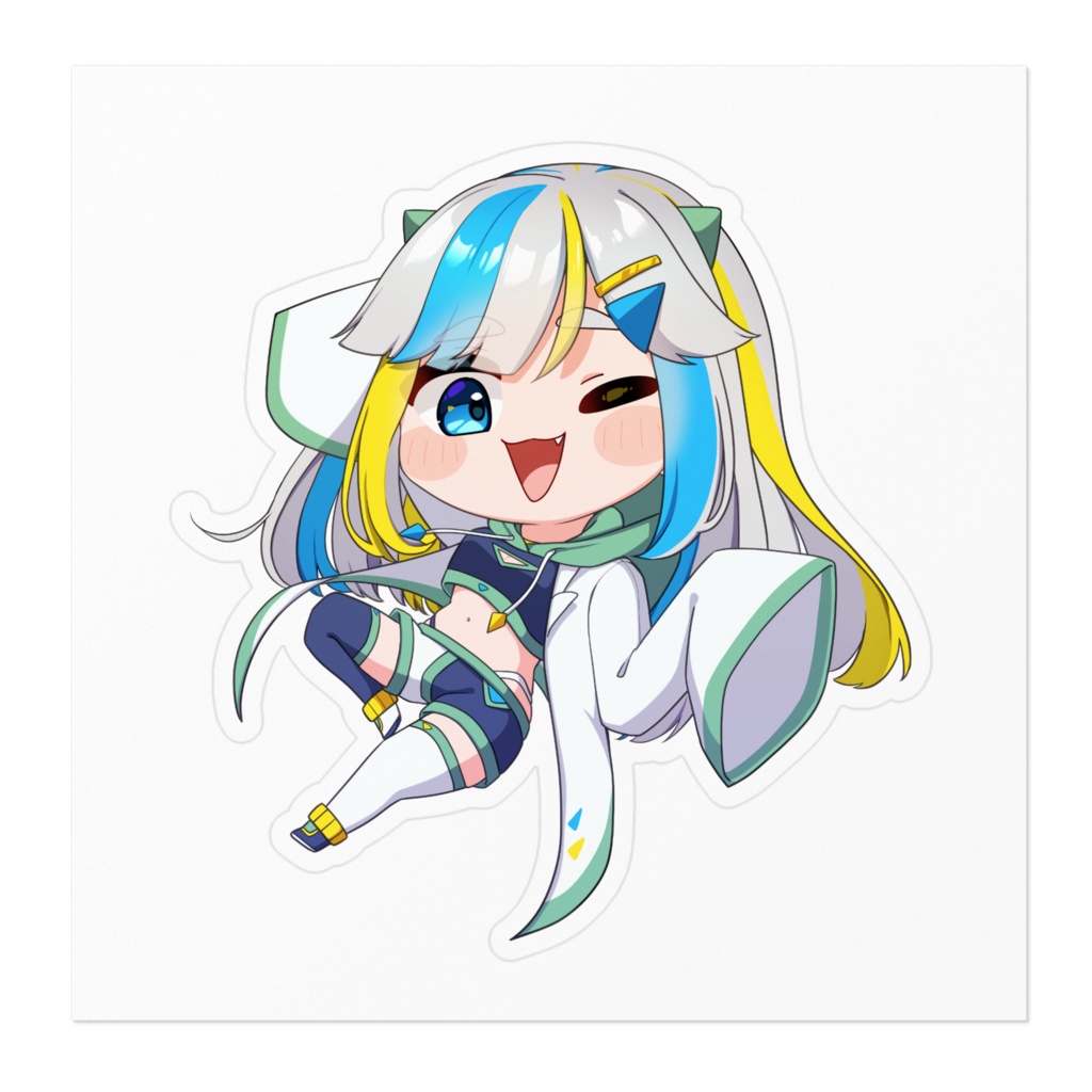 【R6誕生日記念】碧月おりごんステッカー【元気】