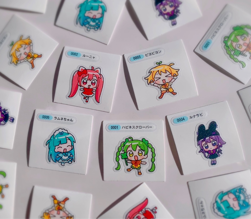 でこキャラシール第1弾