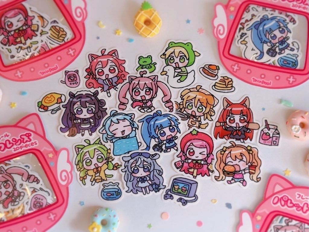 パレットフレンズ　フレークシール