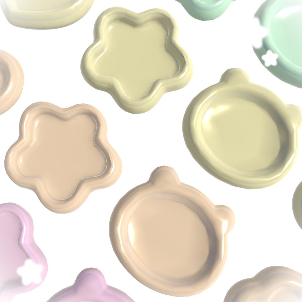 ᜊ Gypsum Tray Set - (VRC Decor) ᜊ