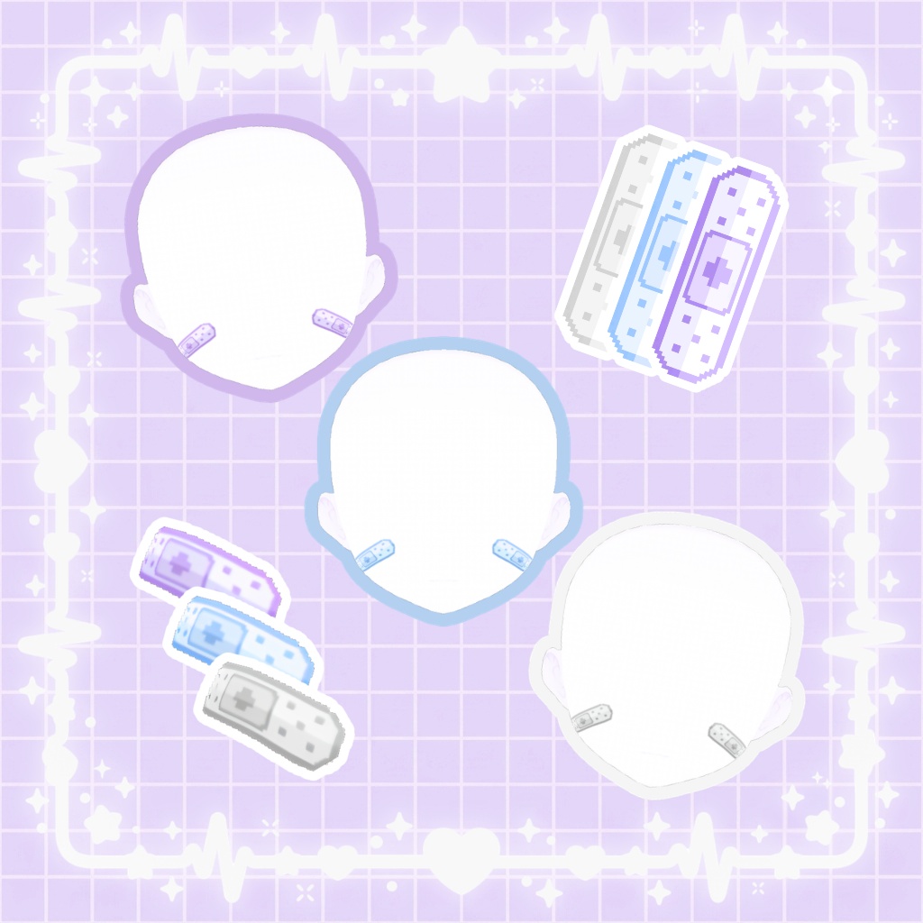 ᜊ Pixel Bandaid - (VRoid) ᜊ