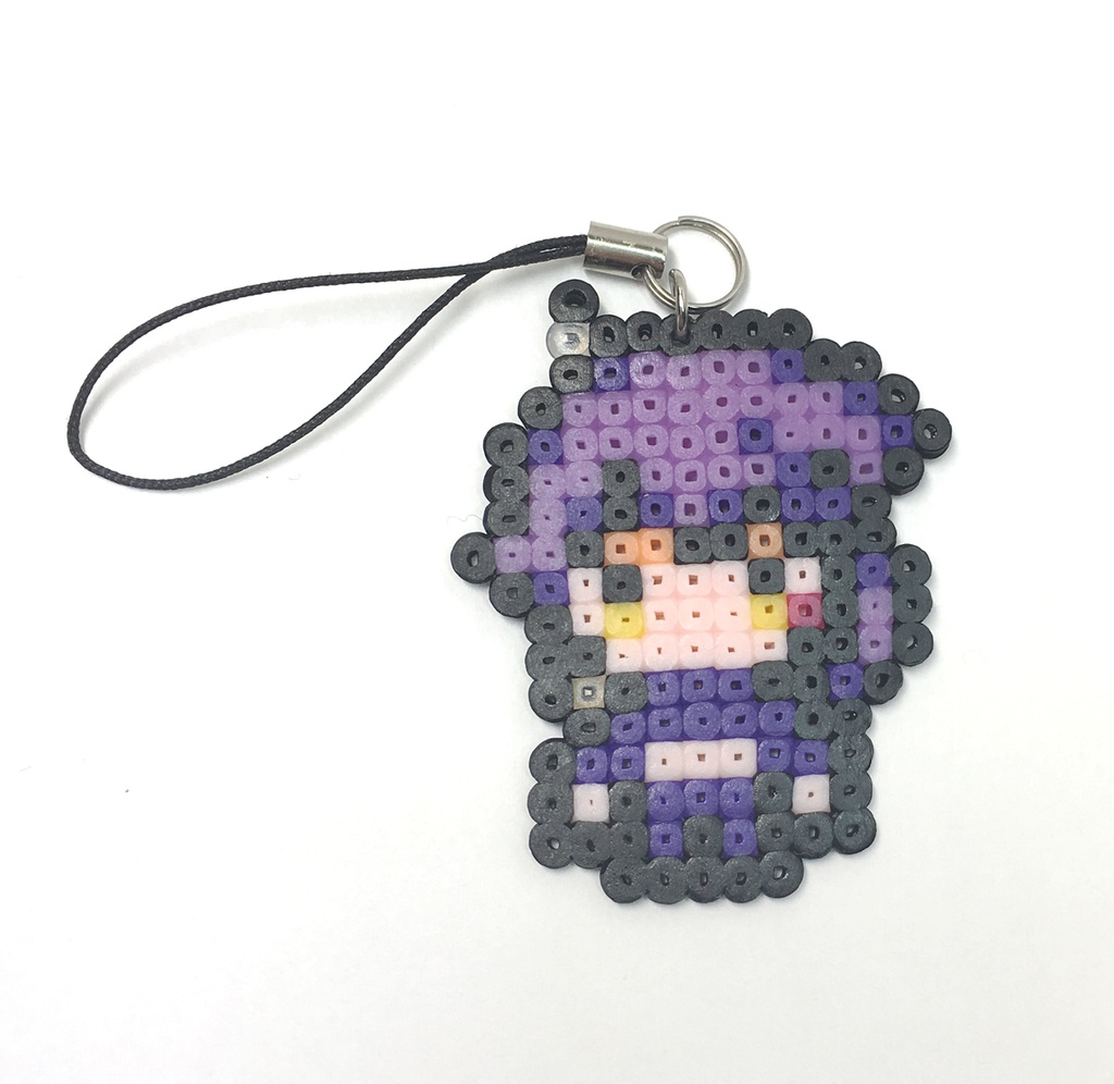 舐犢の玉座アイロンビーズストラップ