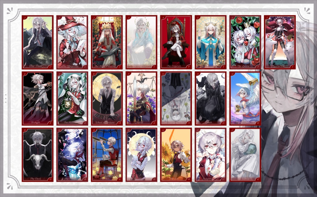 鐘本響花 オリジナルタロットカード