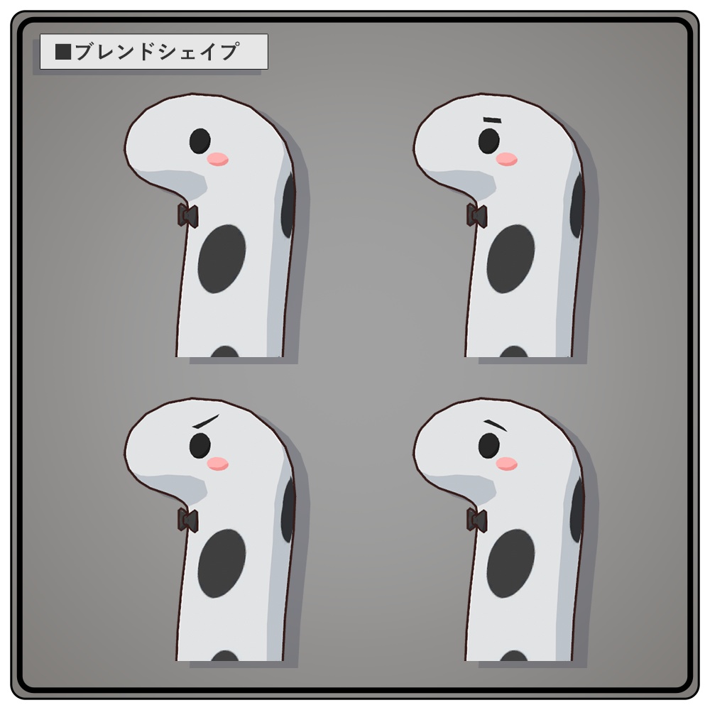 3Dモデル『紳士チンアナゴ』