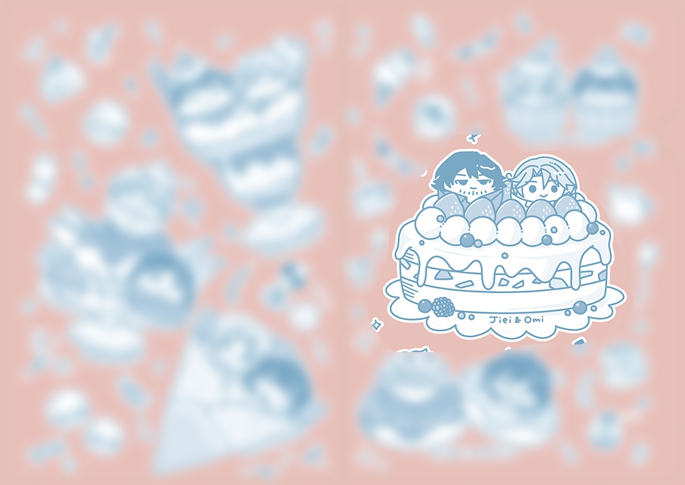 【#J庭60】新刊「Silver jubilie」グッズセット