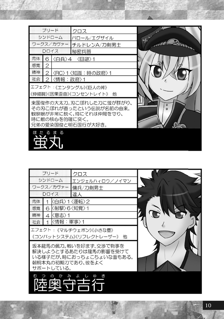 裏切りの想望【刀剣乱舞・ダブルクロス3rd】