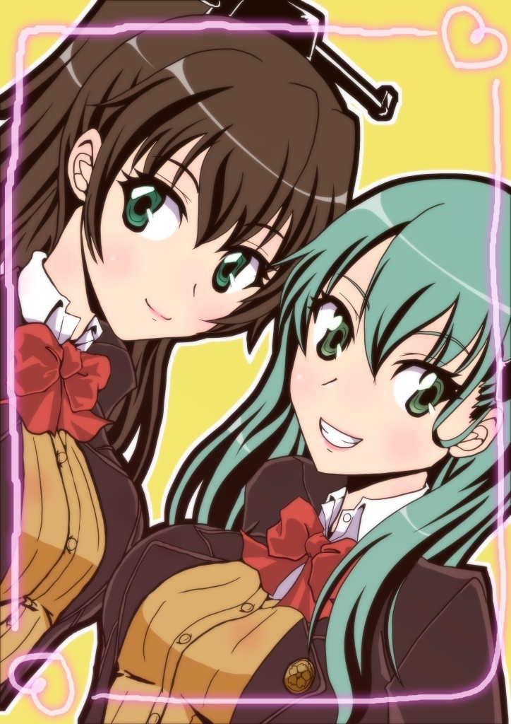 【艦これ】熊野&鈴谷・ミラーボード