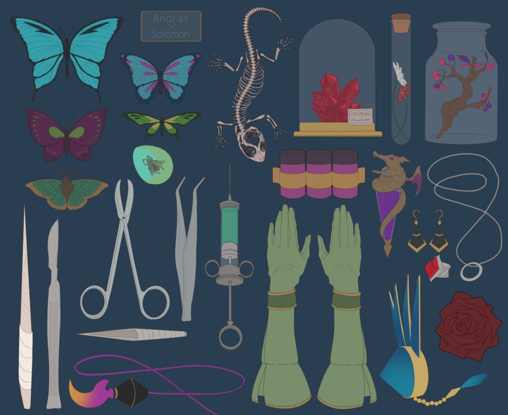 マウスパッド　ドラソロモチーフ