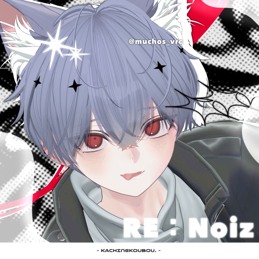 Kuuta , Alué , RE:Noiz ✸ 2D style makeup + eye texture