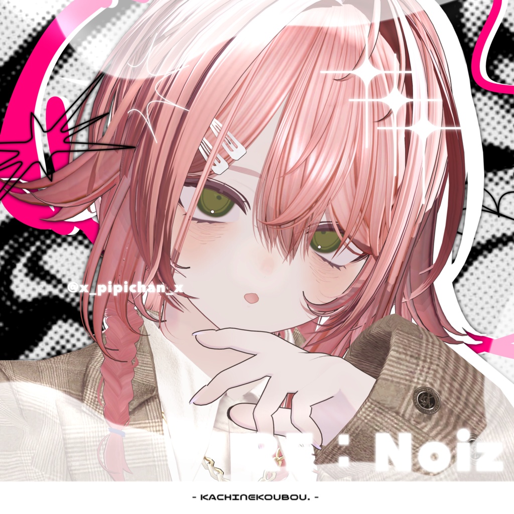 Kuuta , Alué , RE:Noiz ✸ 2D style makeup + eye texture