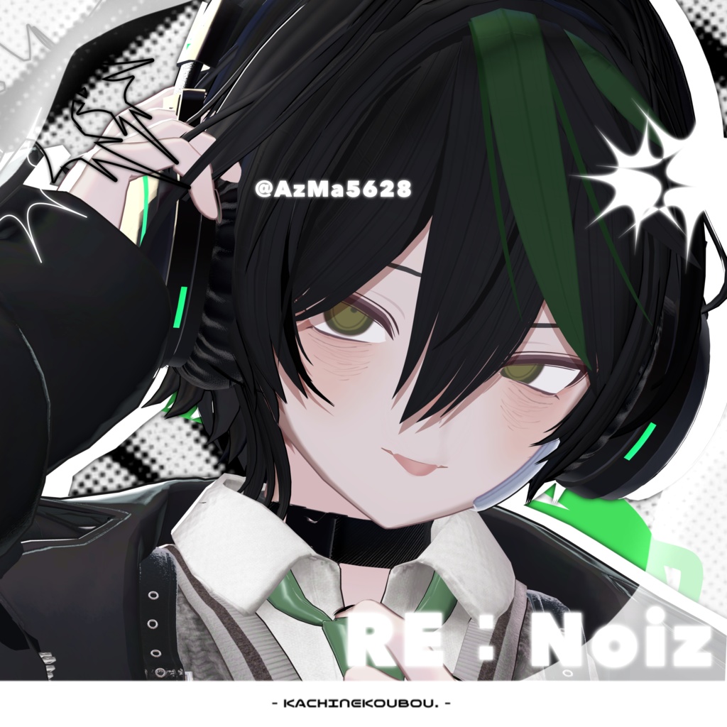 Kuuta , Alué , RE:Noiz ✸ 2D style makeup + eye texture