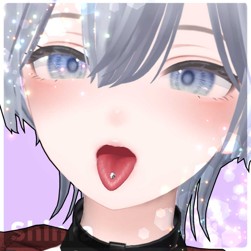 【12アバター対応】舌テクスチャ【 5 colors】