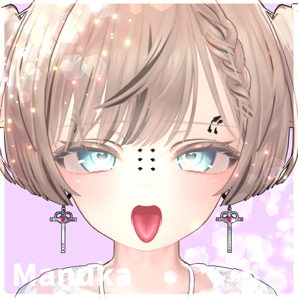 【12アバター対応】舌テクスチャ【 5 colors】