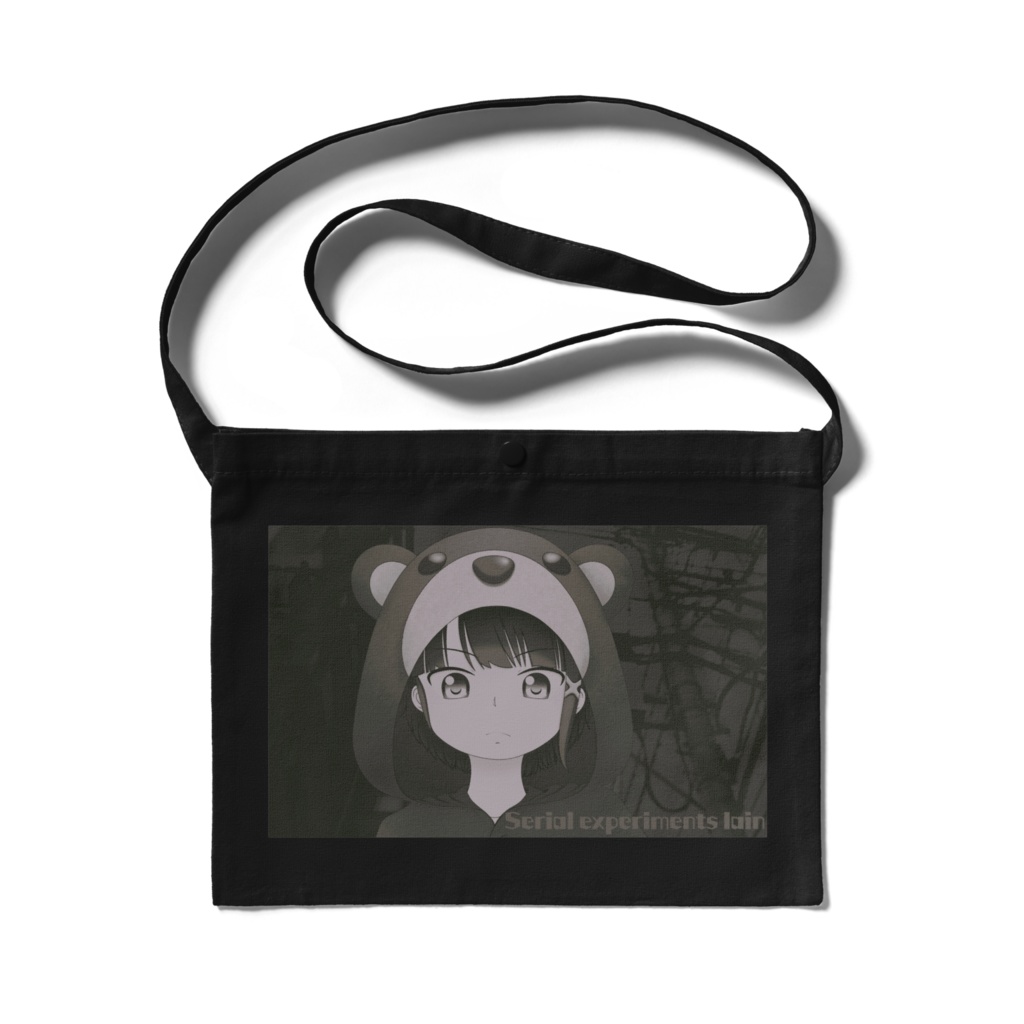 Serial experiments lain -クマさんパジャマ/モノクロ-