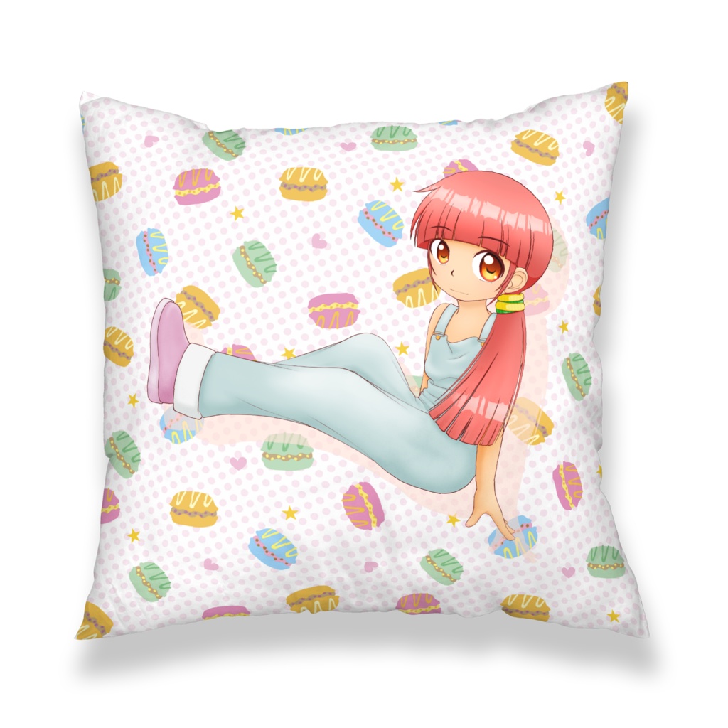 お菓子少女-クッションカバー-