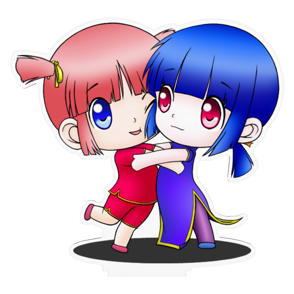 あおいたんとめぐたん アクリルフィギュア