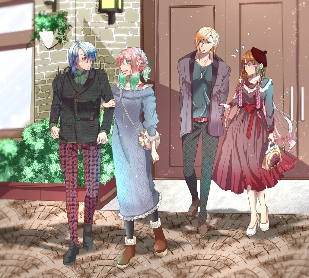 アーユファ&ゴウプリダブルデート スマホリング