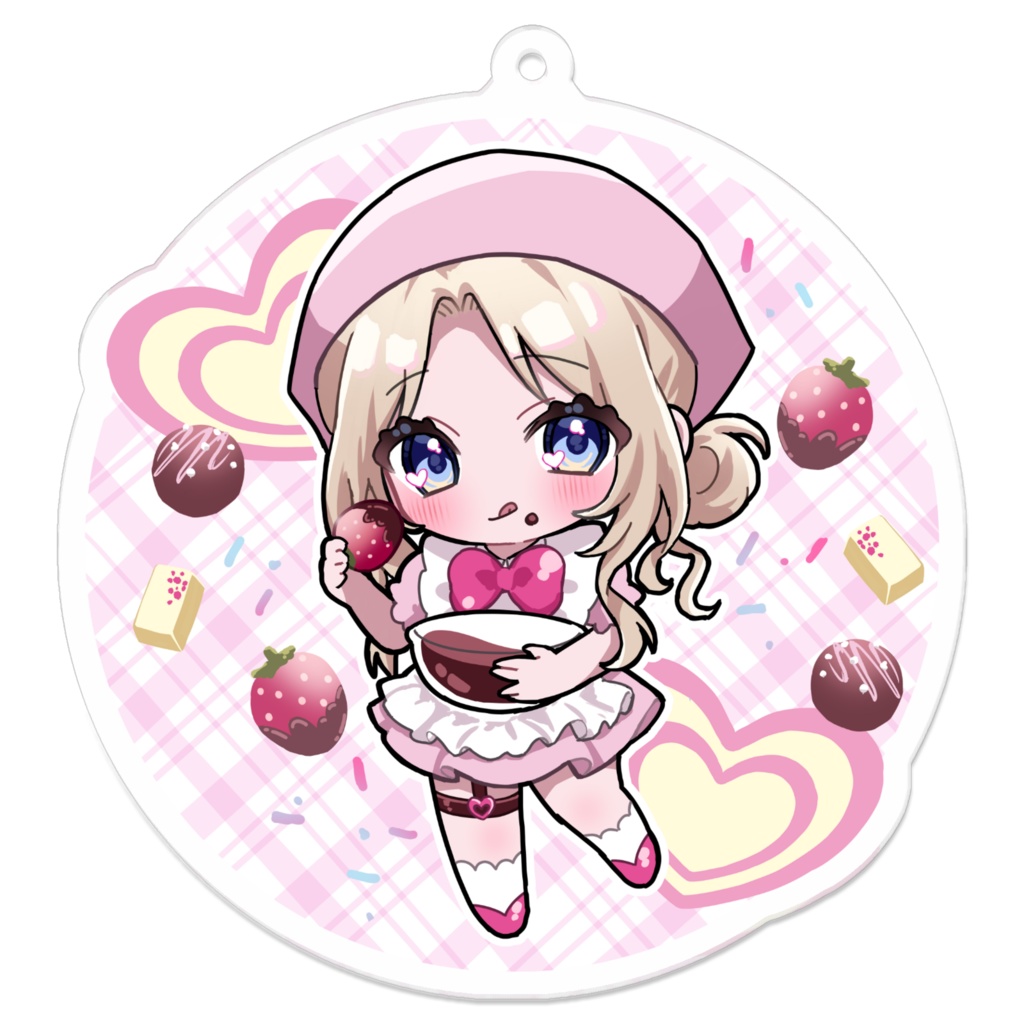 ぽちゃアクリルキーホルダー