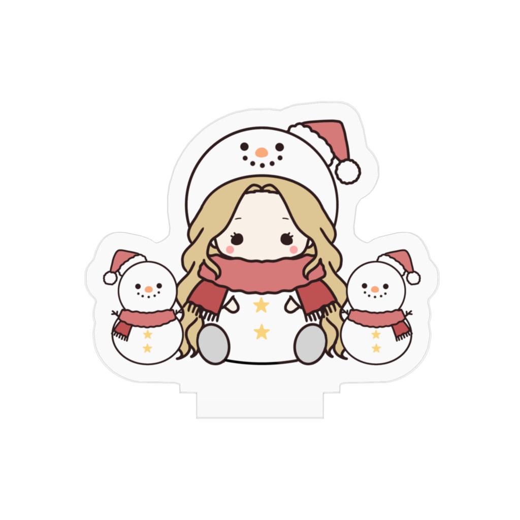 雪だるまぽちゃアクリルスタンド