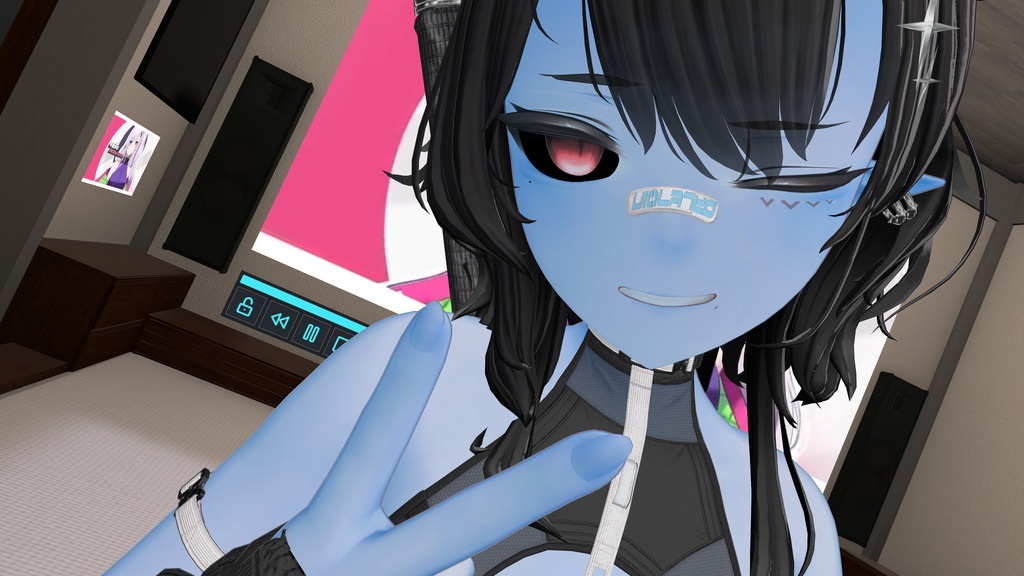 【ウルキ用】青肌テクスチャ
