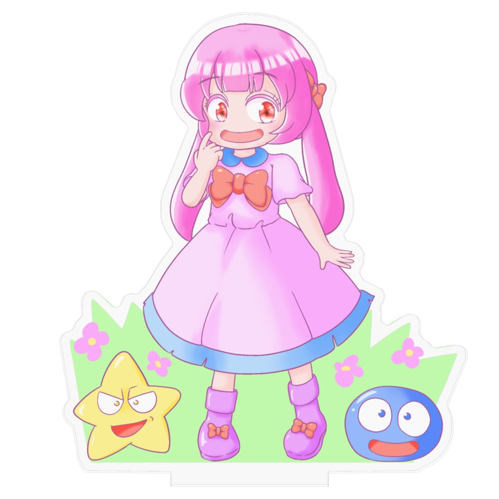 スライム少女アクリルフィギュア