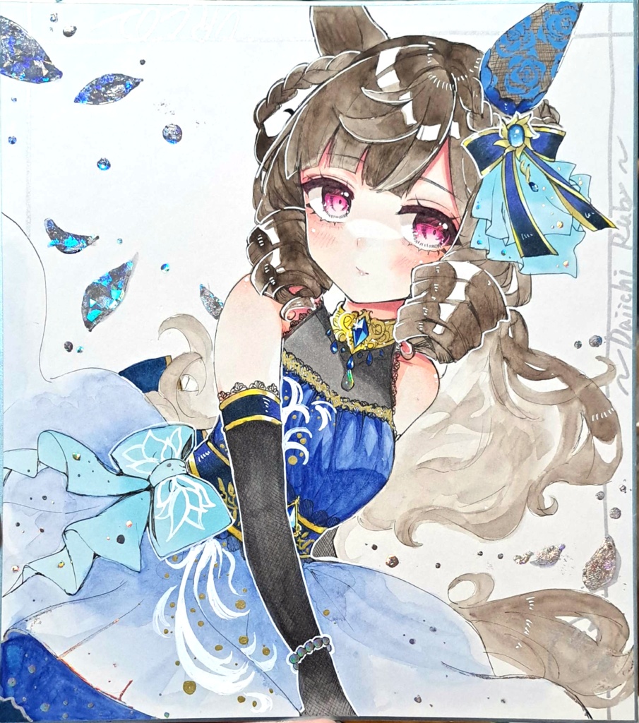 リクエスト色紙(ミニ・小・大)(アナログフルカラー)