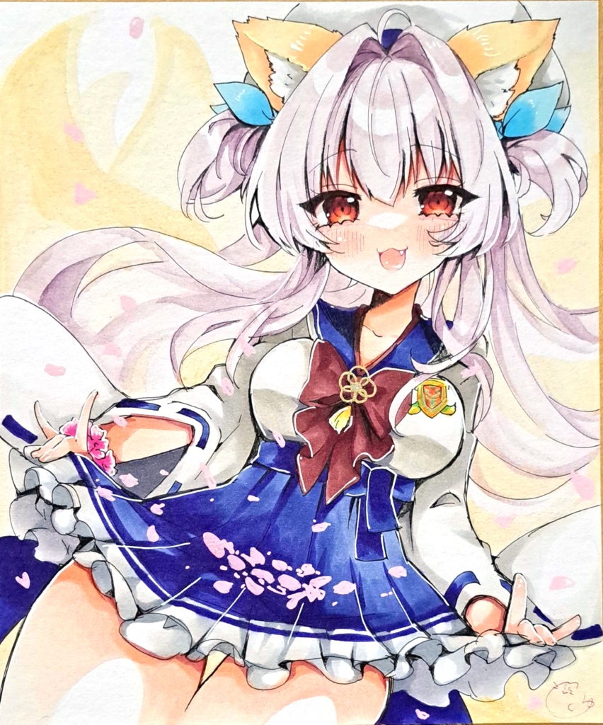 リクエスト色紙(ミニ・小・大)(アナログフルカラー)