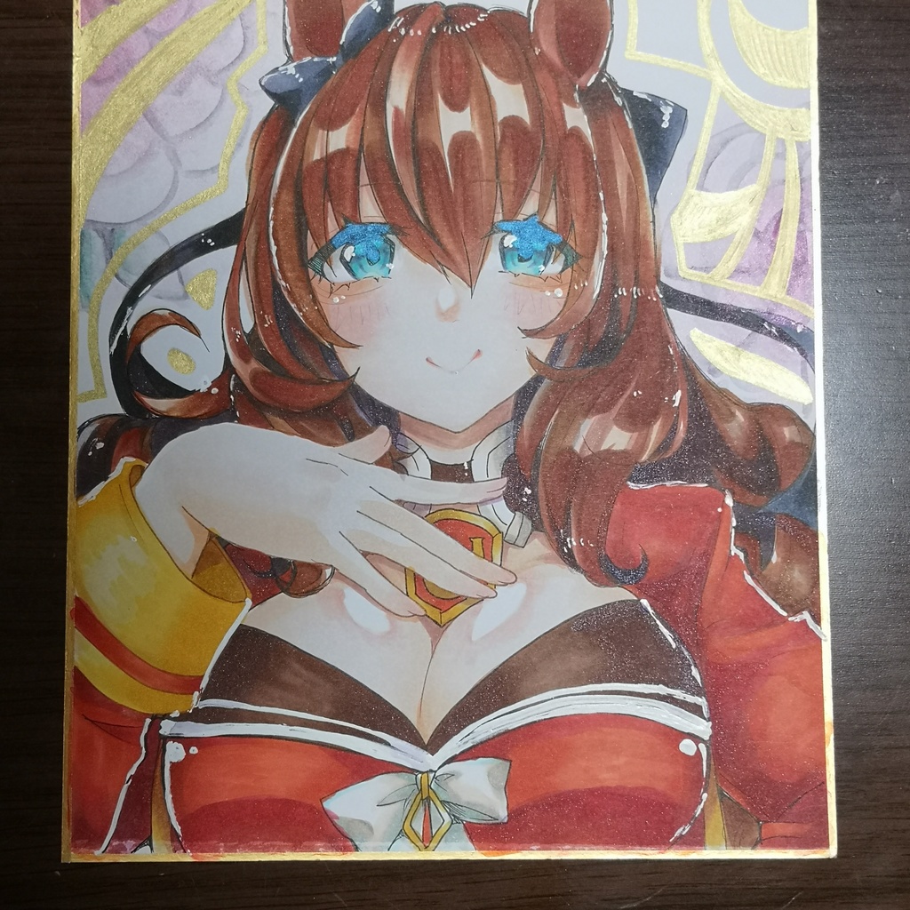 1点物 ウマ娘 マルゼンスキー 色紙 中サイズ ぬこきゅうまみれ いるかのねこぱんち Booth 1点物 ウマ娘 マルゼンスキー 色紙 中サイズ ぬこきゅうまみれ いるかのねこぱんち Booth