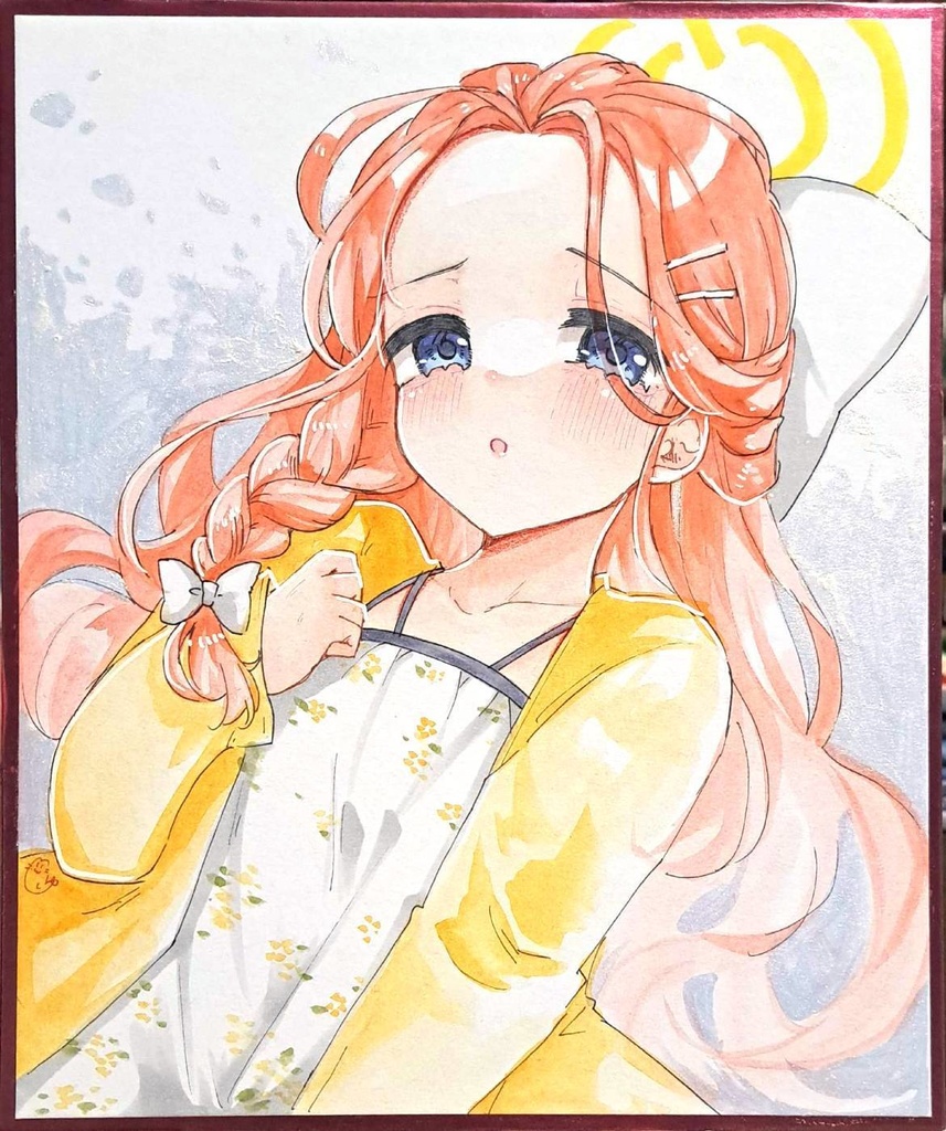 ブルアカ色紙【花岡ユズ】