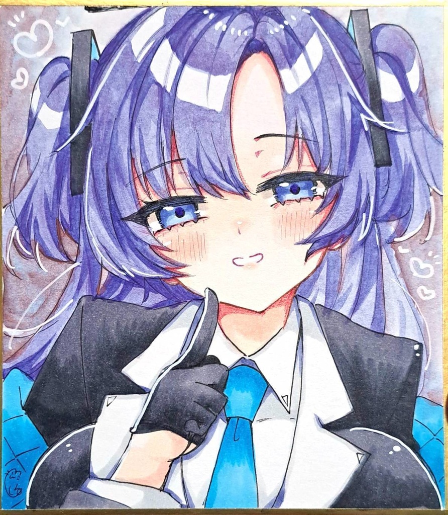 ブルアカ色紙【早瀬ユウカ】