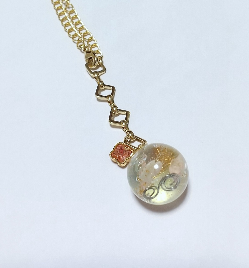 【NEW】さくらの雫オルゴナイトペンダント