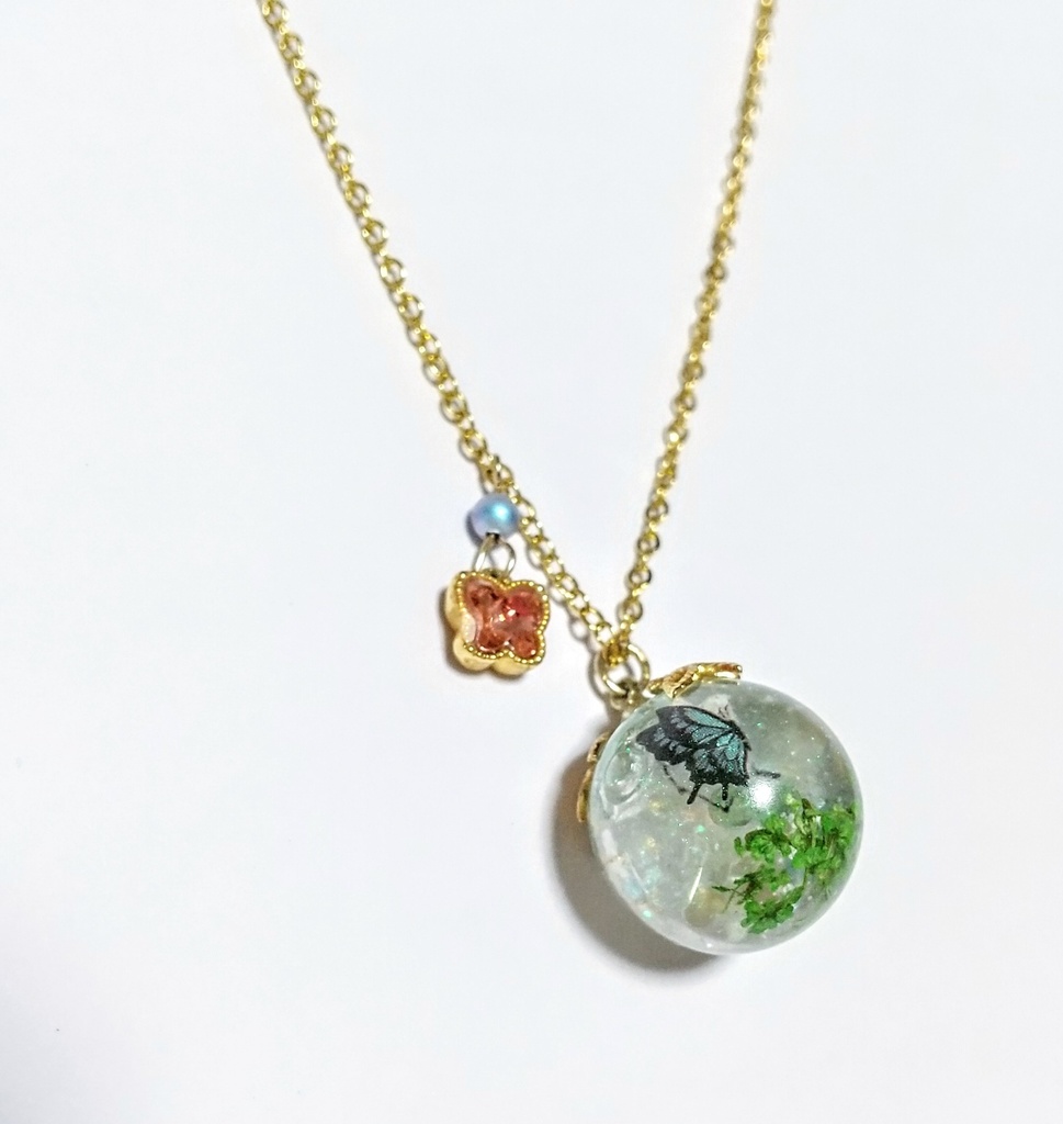 森の雫オルゴナイトのネックレス