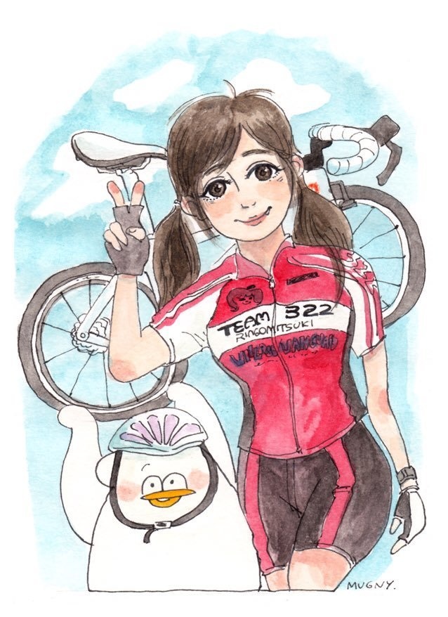 りんごみつき・オリジナルサイクルジャージ「team322」