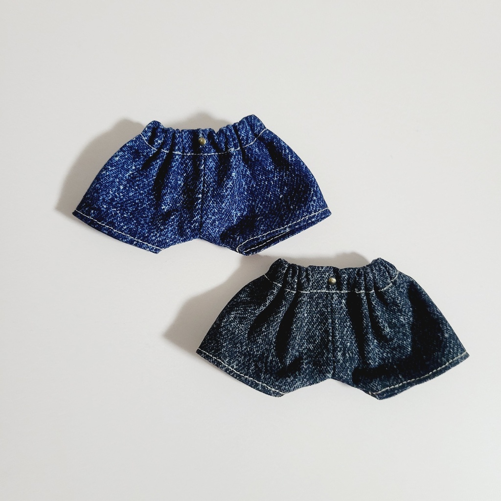 にゃん服 デニム風パンツ