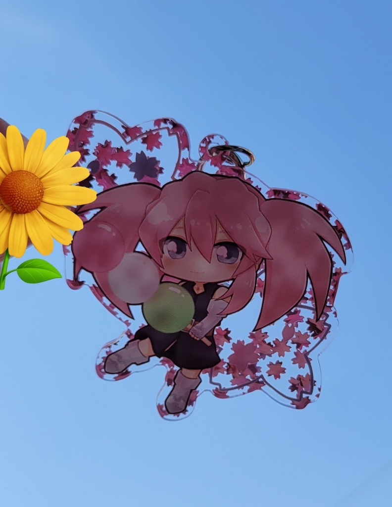 プレセア桜アクキー