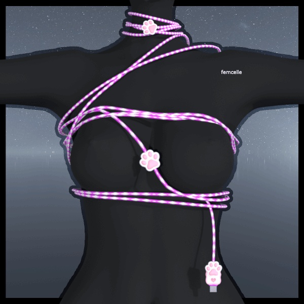 (ᵕ—ᴗ—) CONNECTION//BABY ✦ Cyber Kawaii Accessory ✦ VRBase Anime ✦