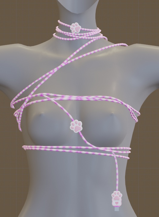 (ᵕ—ᴗ—) CONNECTION//BABY ✦ Cyber Kawaii Accessory ✦ VRBase Anime ✦