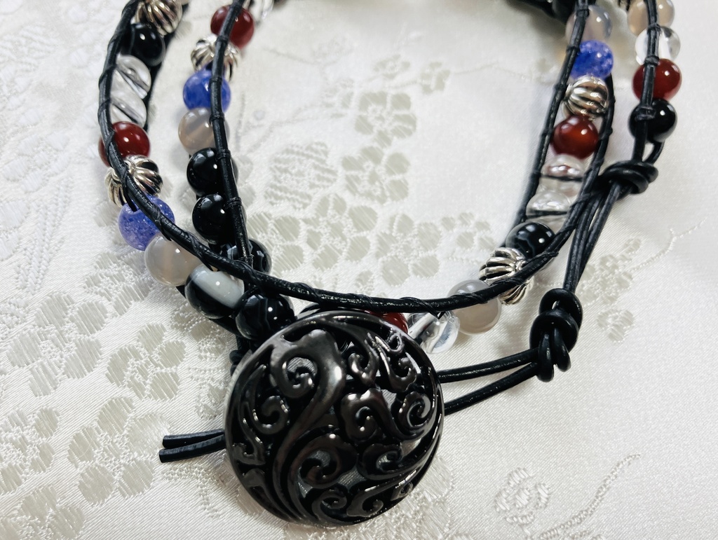 無名(紫鸞)イメージブレスレット