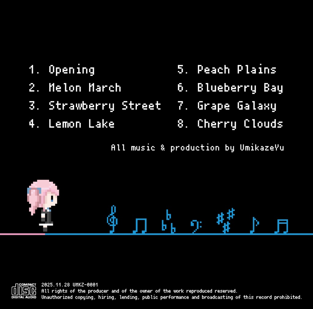 【チップチューンアルバム】UmikazeYu Chiptune Series "Pixel Box"