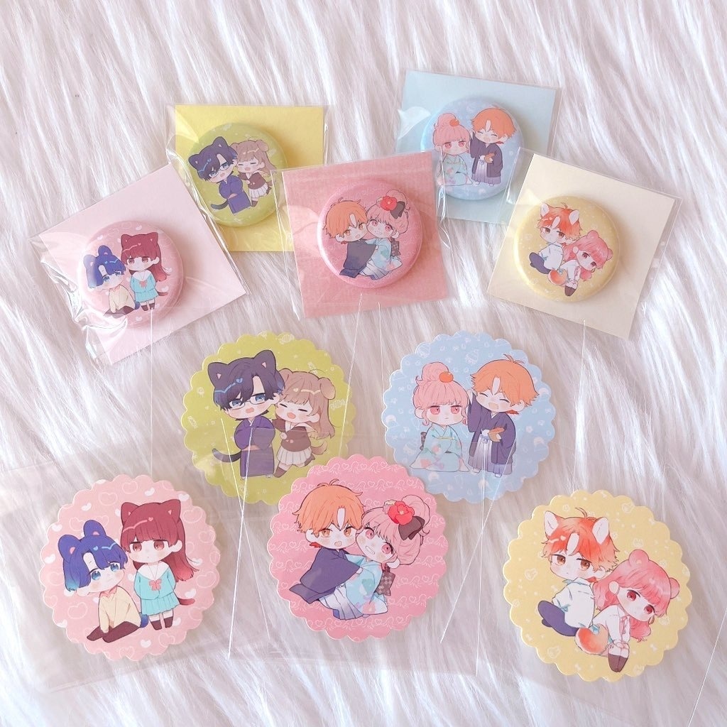 缶バッジ&ステッカーセット