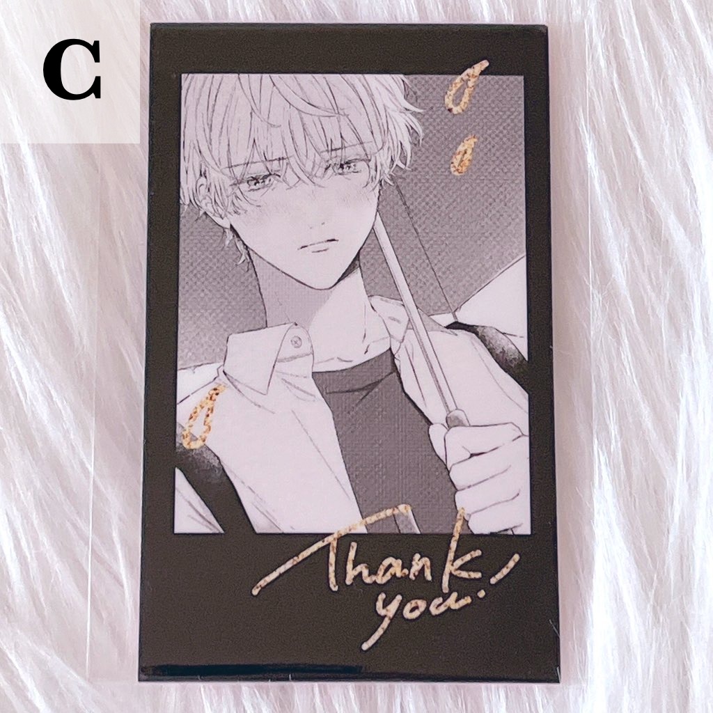 創作男子チェキ風カード